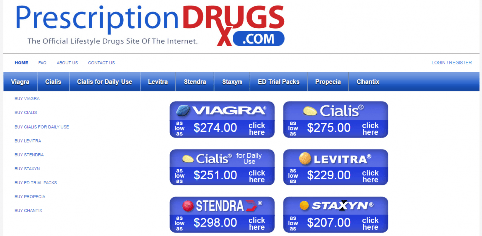 Prescriptiondrugs.com Review – Non-Verified Brand-Name Meds Only Pharmacy
