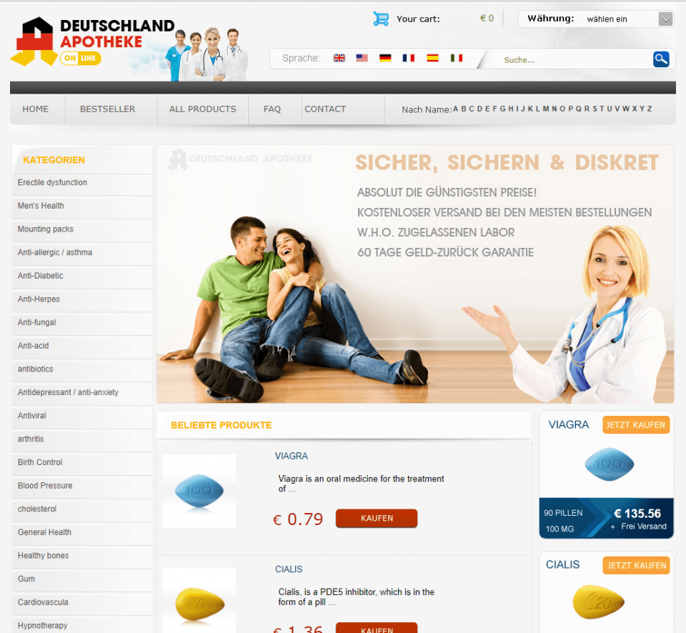 Deutschland-apotheke-online.com Review – Cheap Online Pharmacy